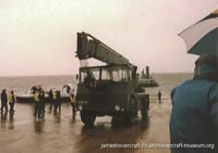 BH7 being moved to The Hovercraft Museum